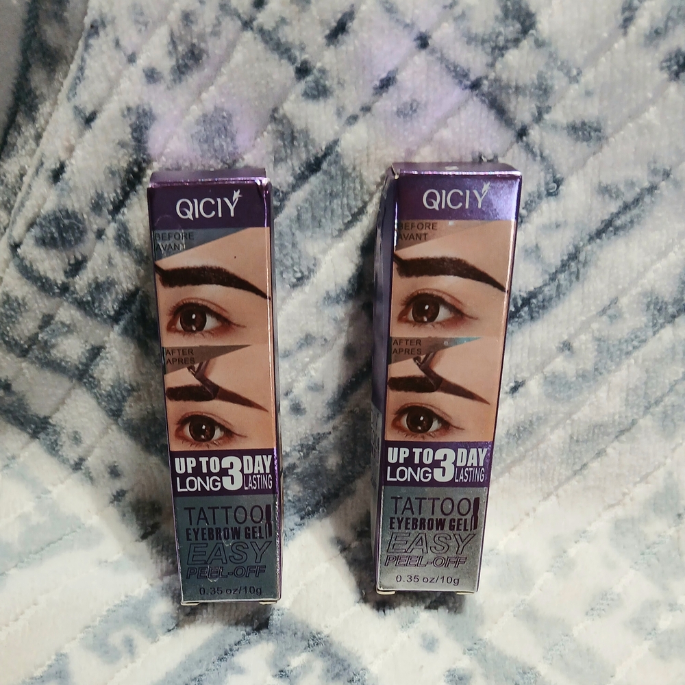 Qi Eyebrow Gel Tattoo  Medium Brown